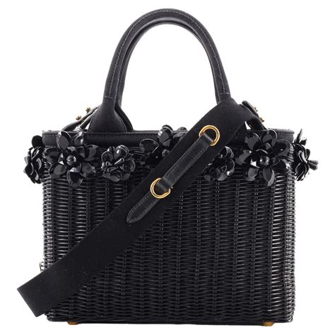 prada basket purse|prada wicker bucket bag.